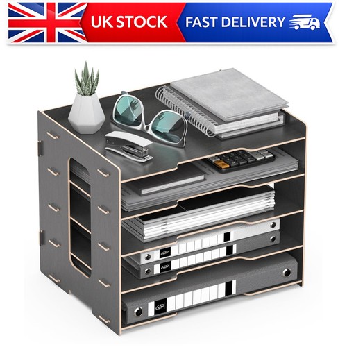 Wooden desk organiser tray - organiser,