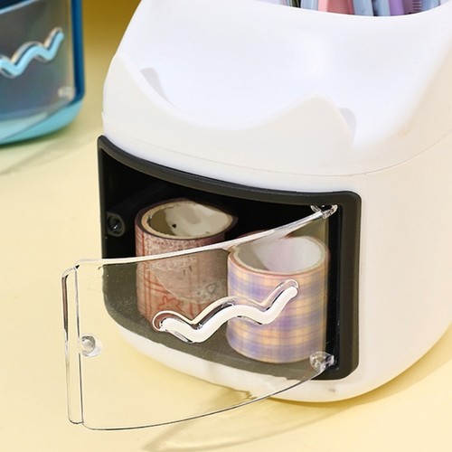 Plastic desk organiser - plastic,