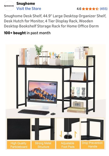 Desk shelf large - shelf,,