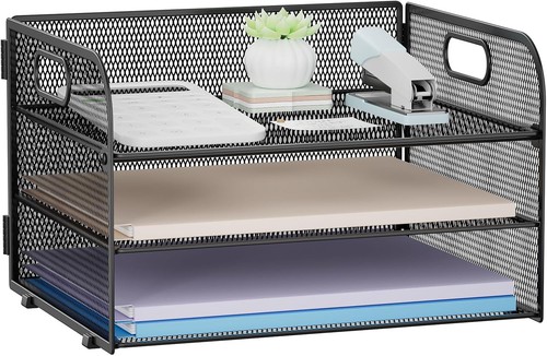 Tier mesh desk organiser - tier,