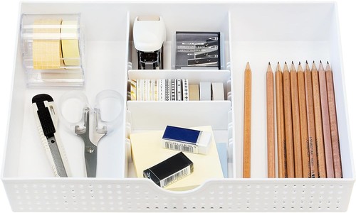 Desk drawer organiser tray - drawer,